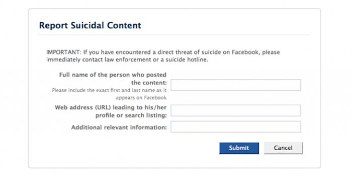 facebook mexico suicidios