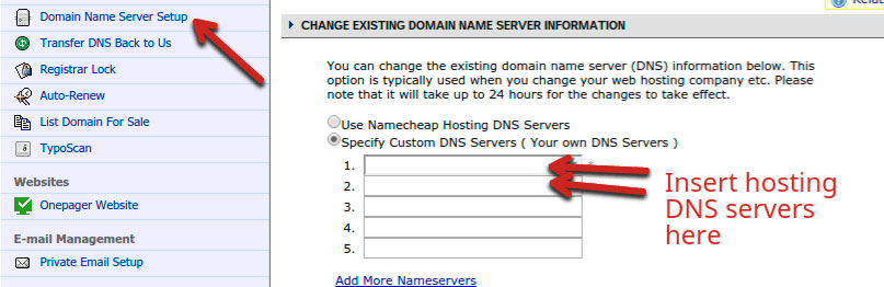 como registrar un dominio